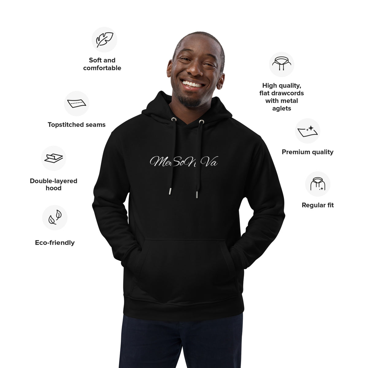 Premium eco hoodie - Mesonova #