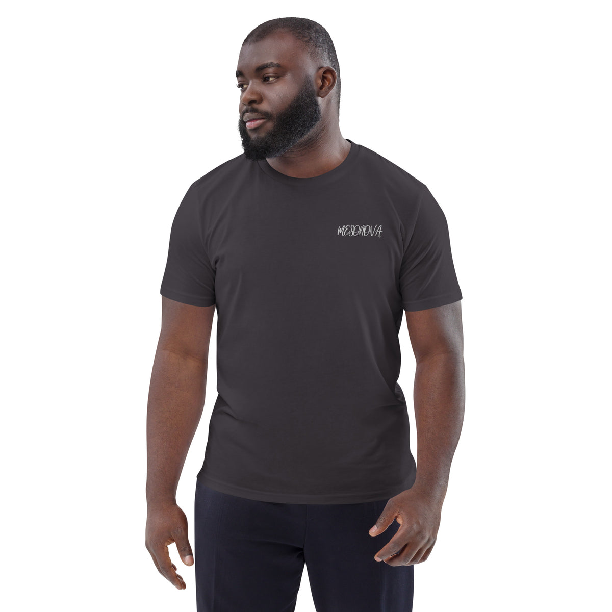 Luxury geborduurd T-shirt