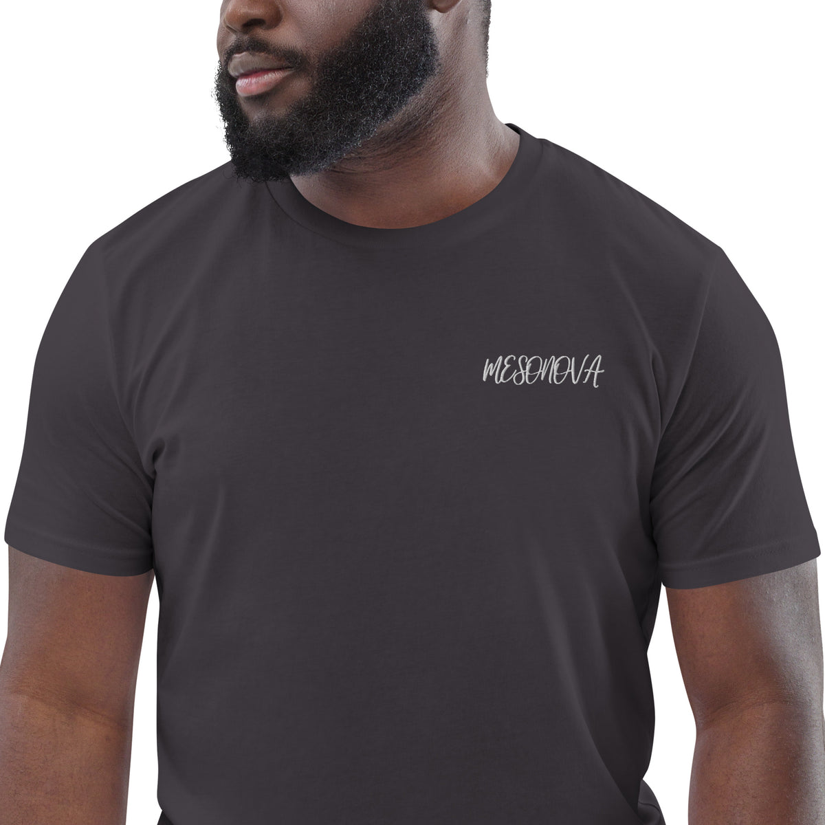 Luxury geborduurd T-shirt