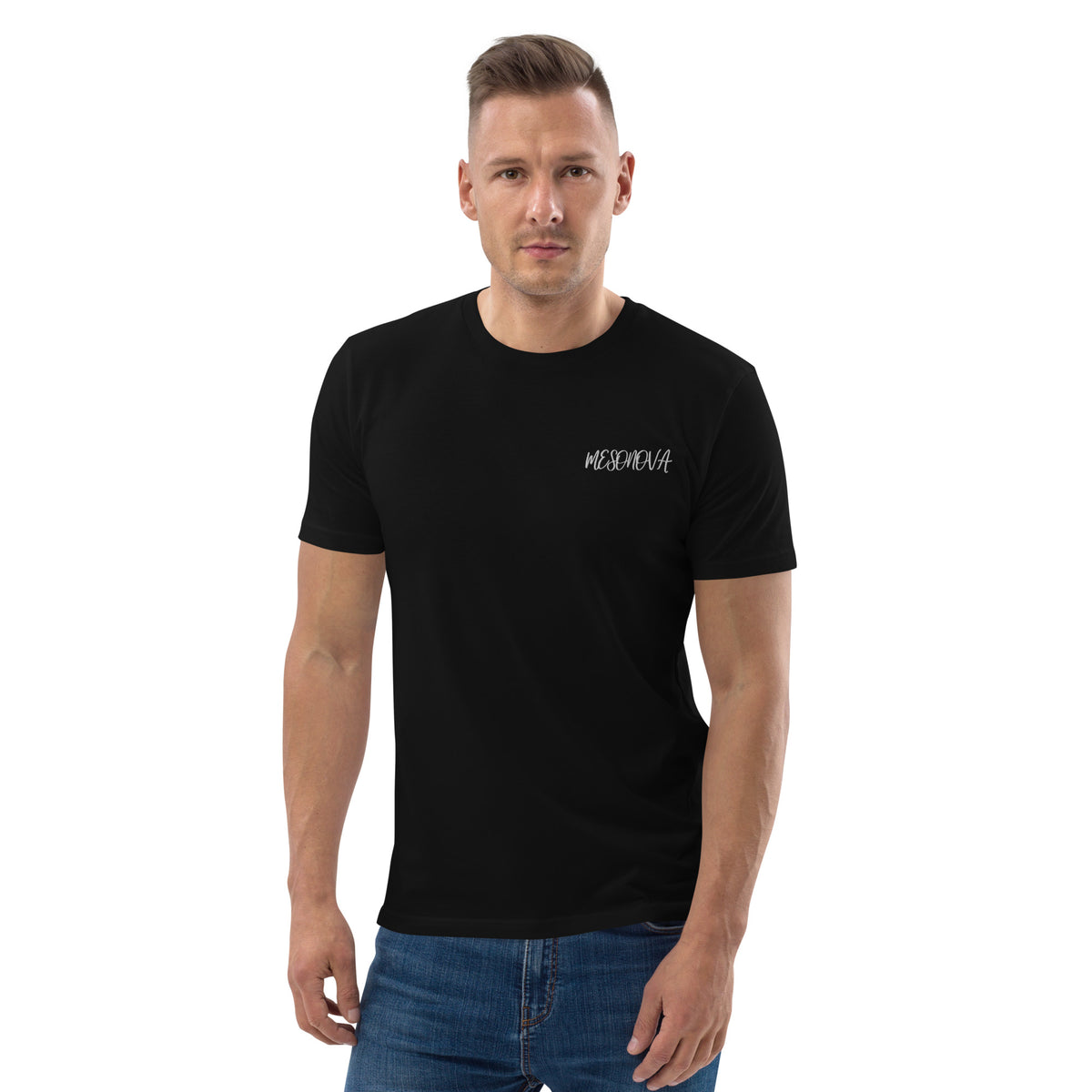 Luxury geborduurd T-shirt - Mesonova #