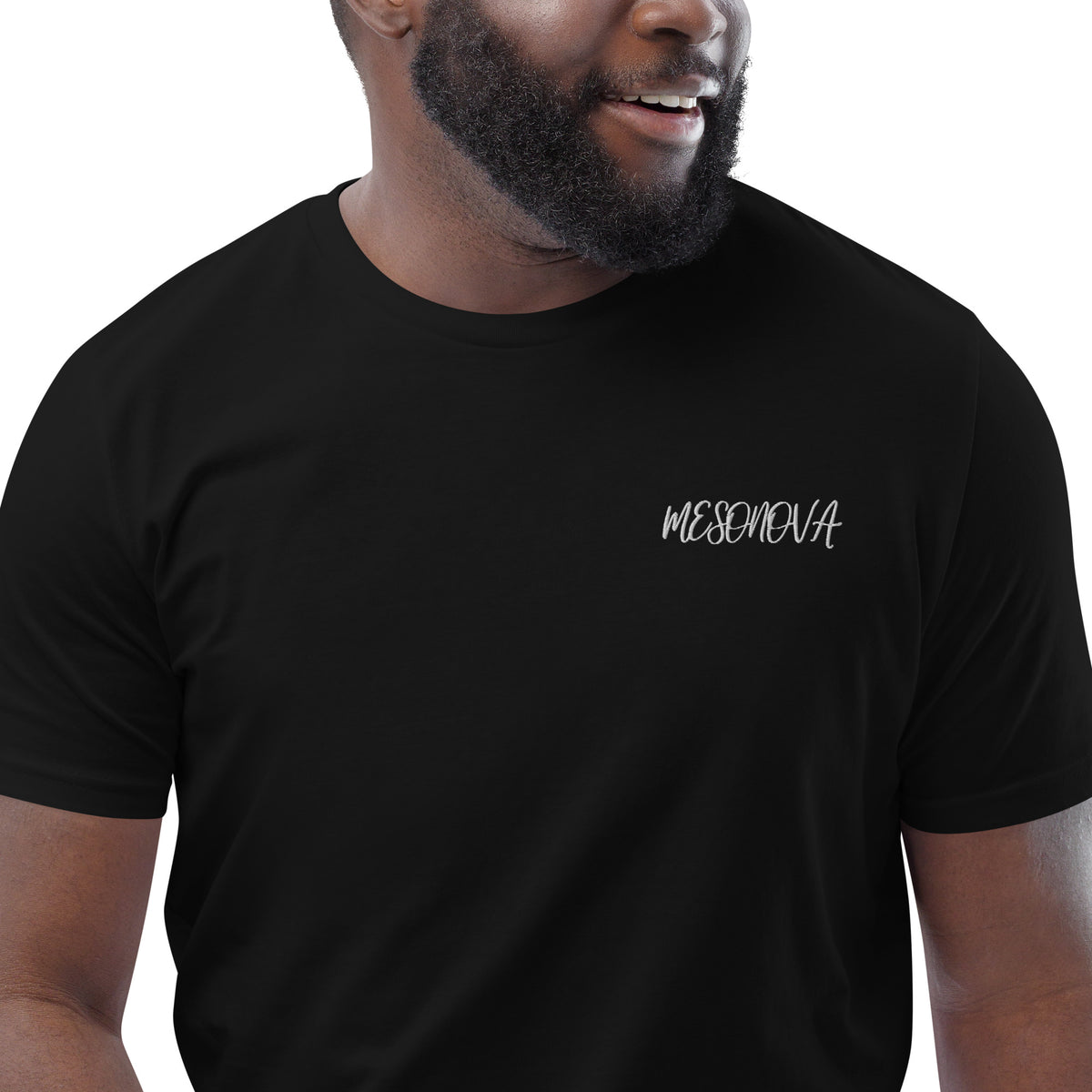Luxury geborduurd T-shirt