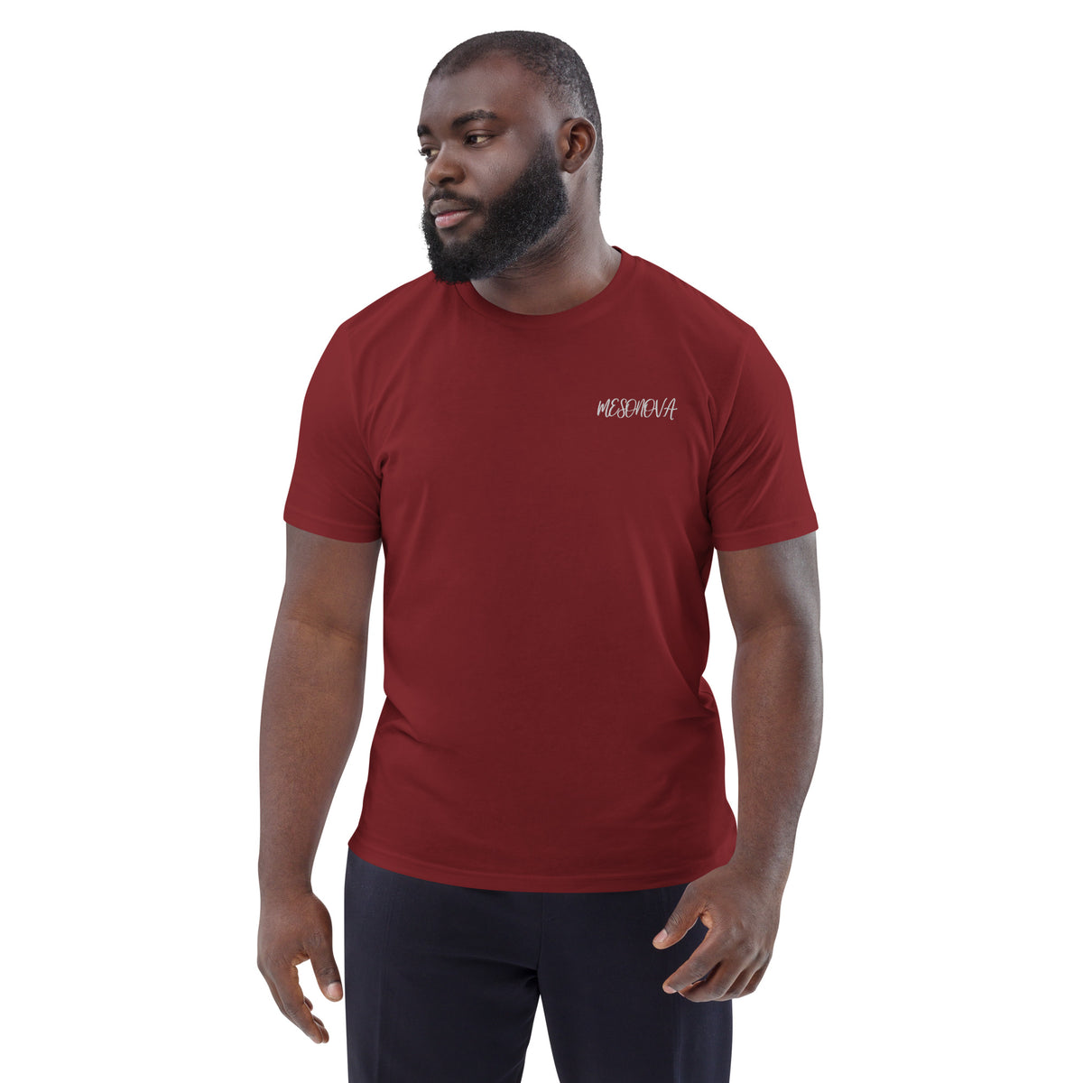 Luxury geborduurd T-shirt