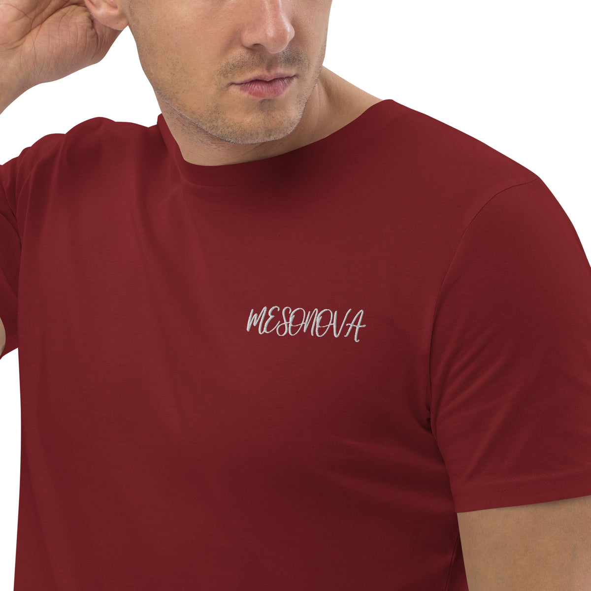 Luxury geborduurd T-shirt - Mesonova #