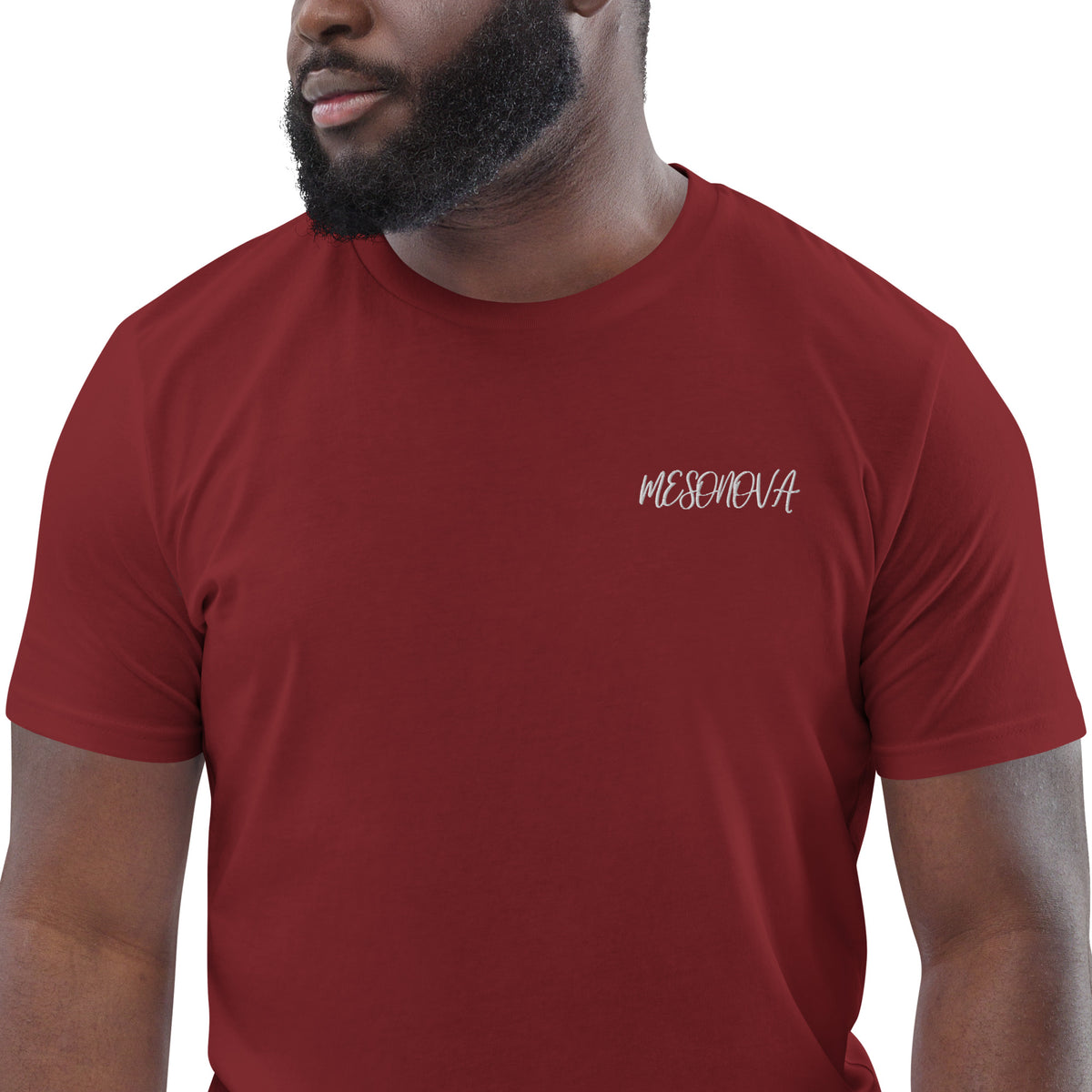 Luxury geborduurd T-shirt