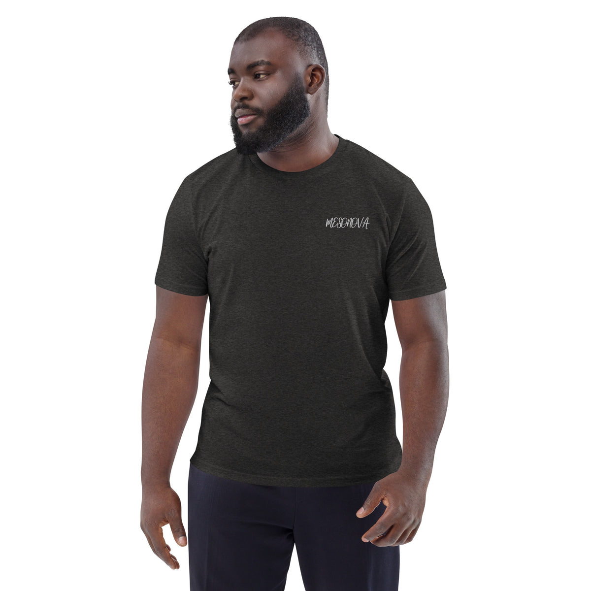 Luxury geborduurd T-shirt