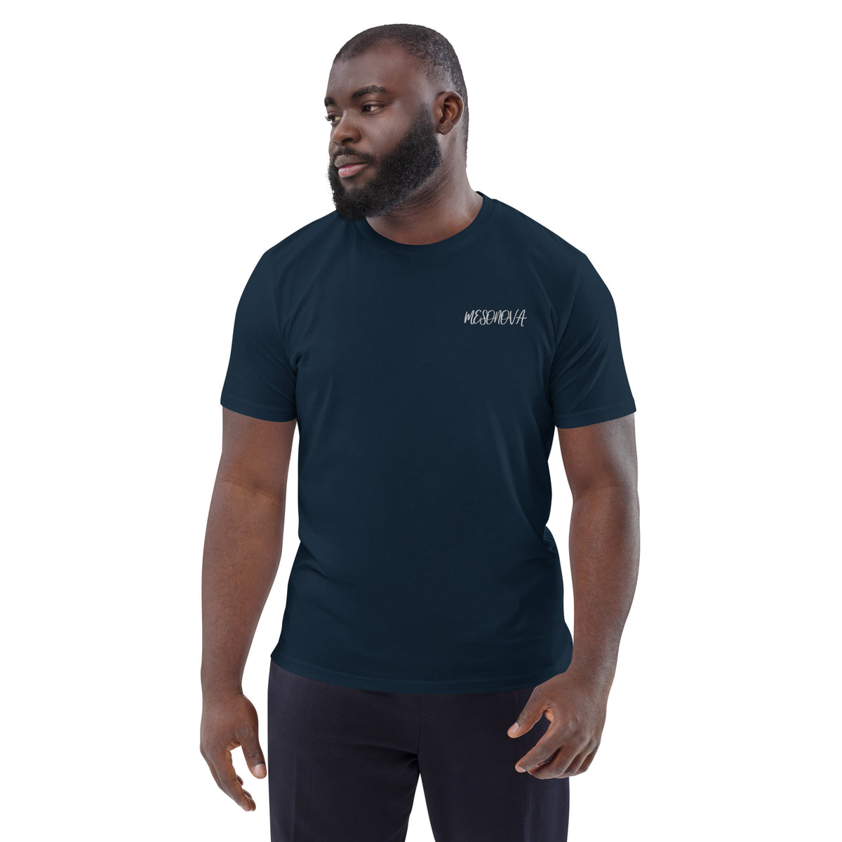 Luxury geborduurd T-shirt