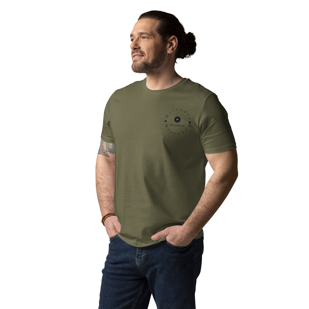 Geborduurd T-shirt - Mesonova #