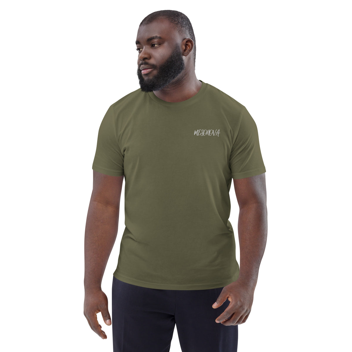 Luxury geborduurd T-shirt