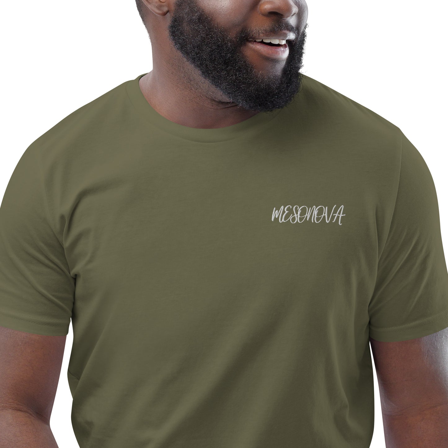 Luxury geborduurd T-shirt