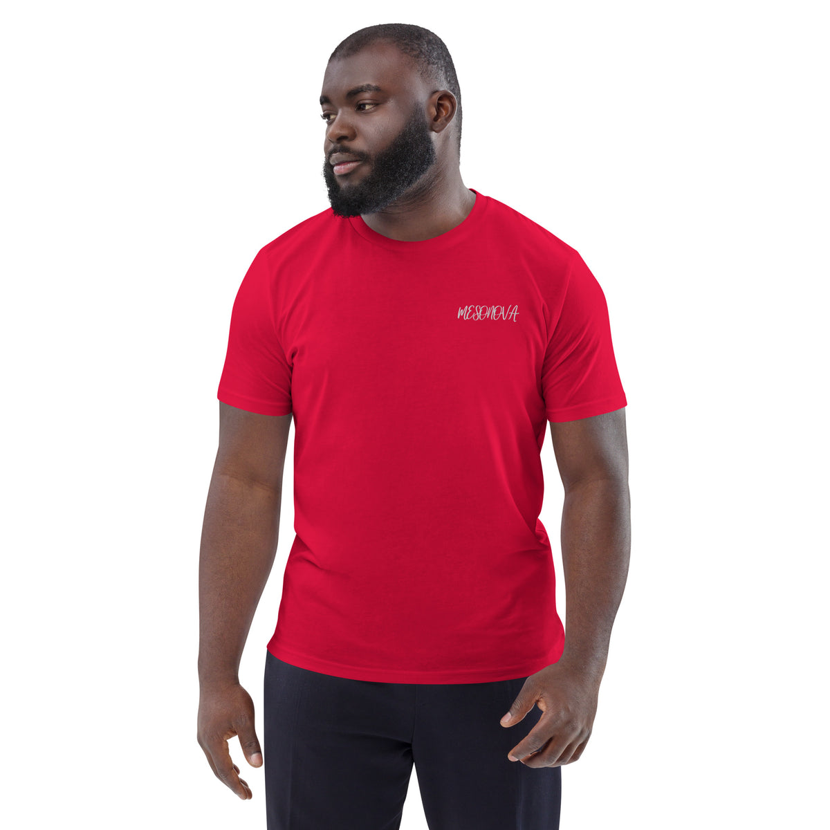 Luxury geborduurd T-shirt