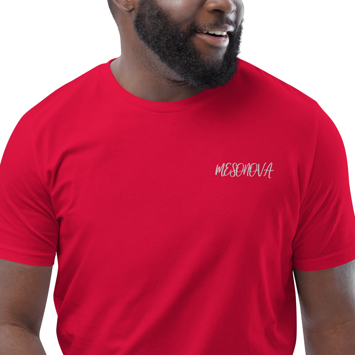 Luxury geborduurd T-shirt