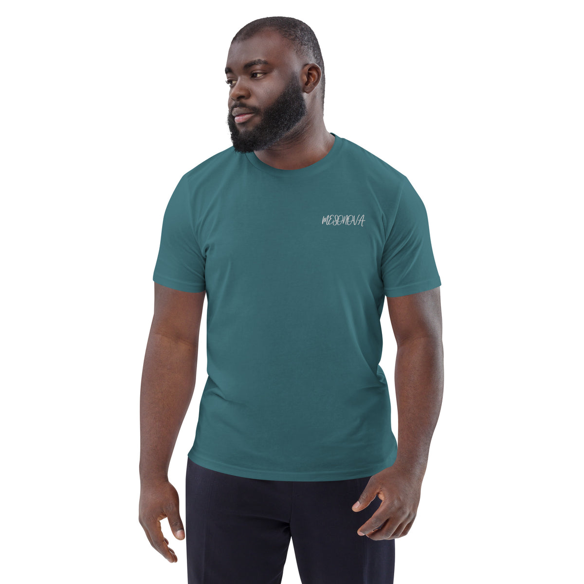 Luxury geborduurd T-shirt