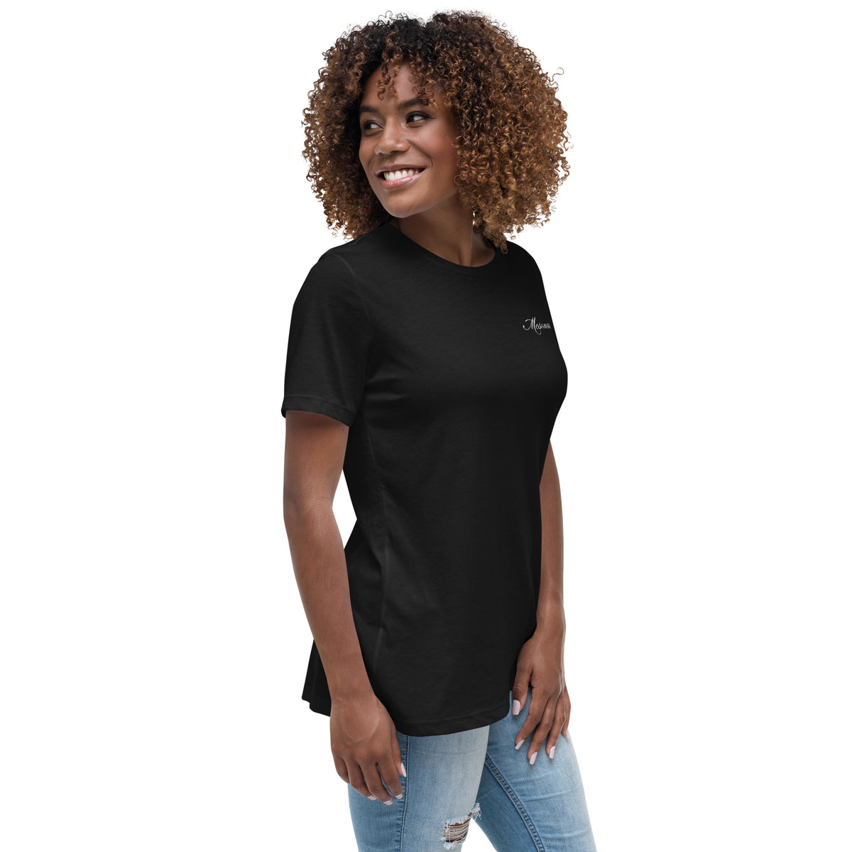 Geborduurd dames T-Shirt