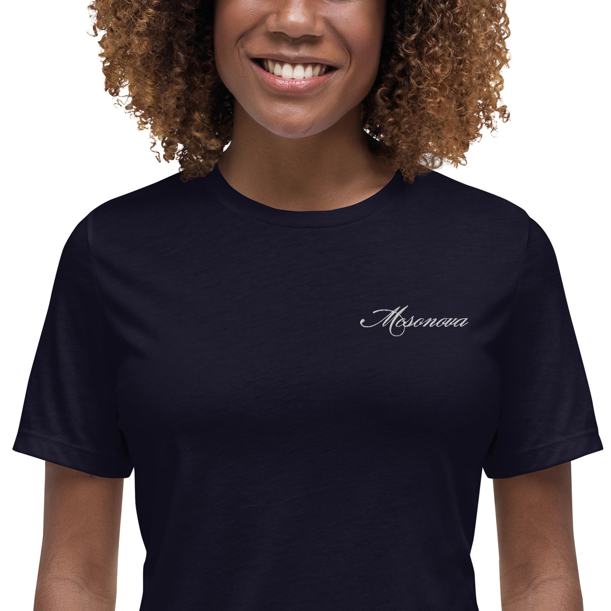 Geborduurd dames T-Shirt - Mesonova #