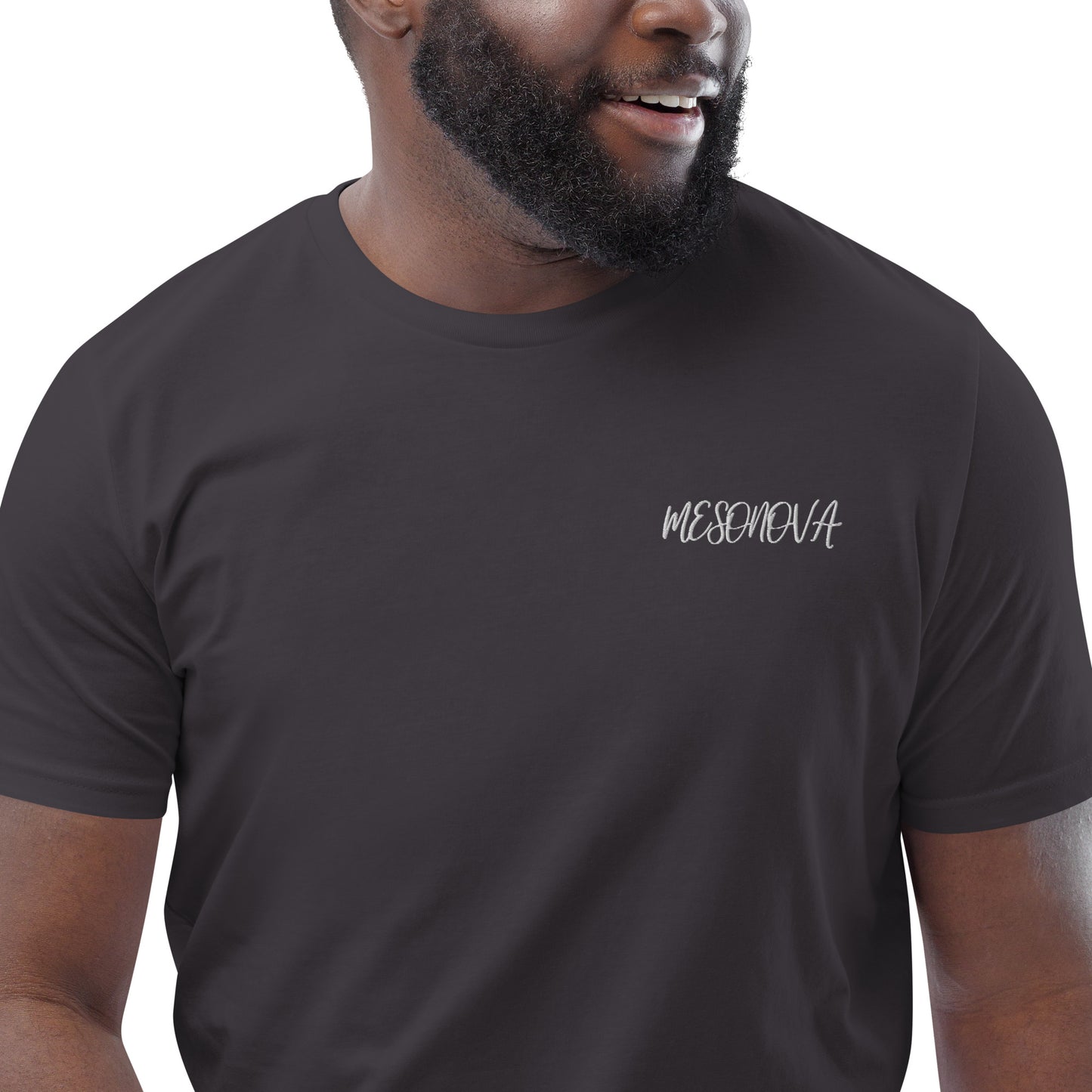 Luxury geborduurd T-shirt