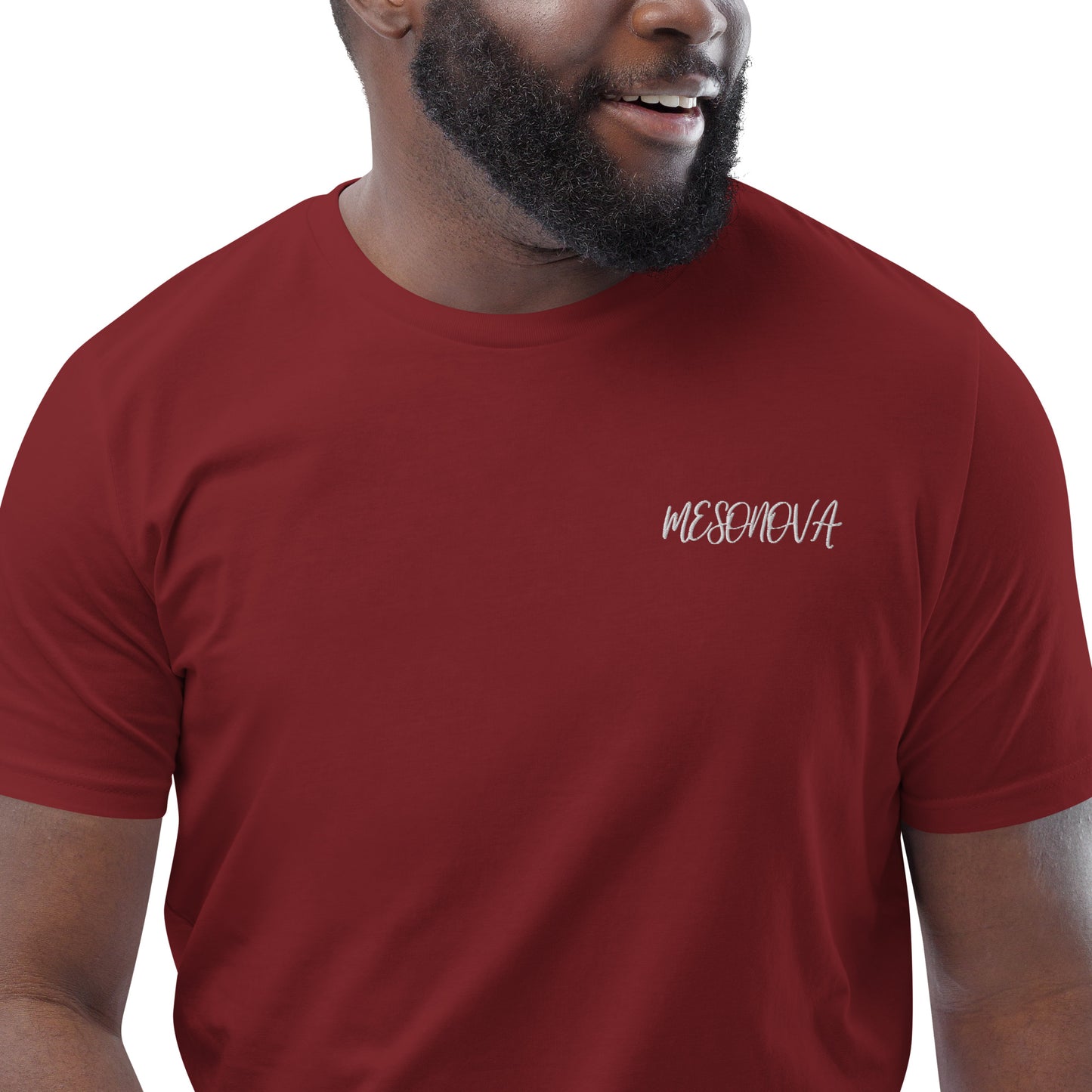 Luxury geborduurd T-shirt