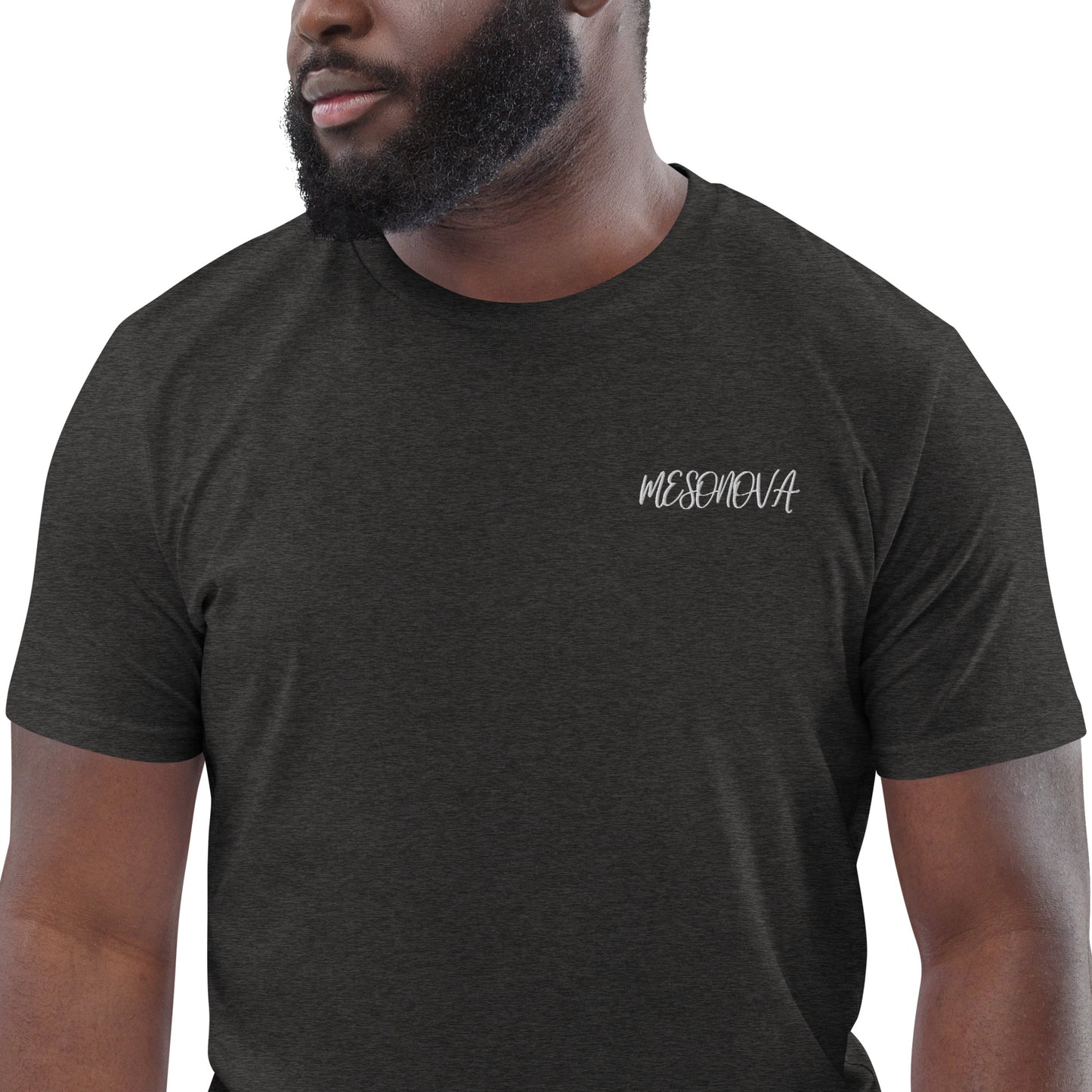 Luxury geborduurd T-shirt
