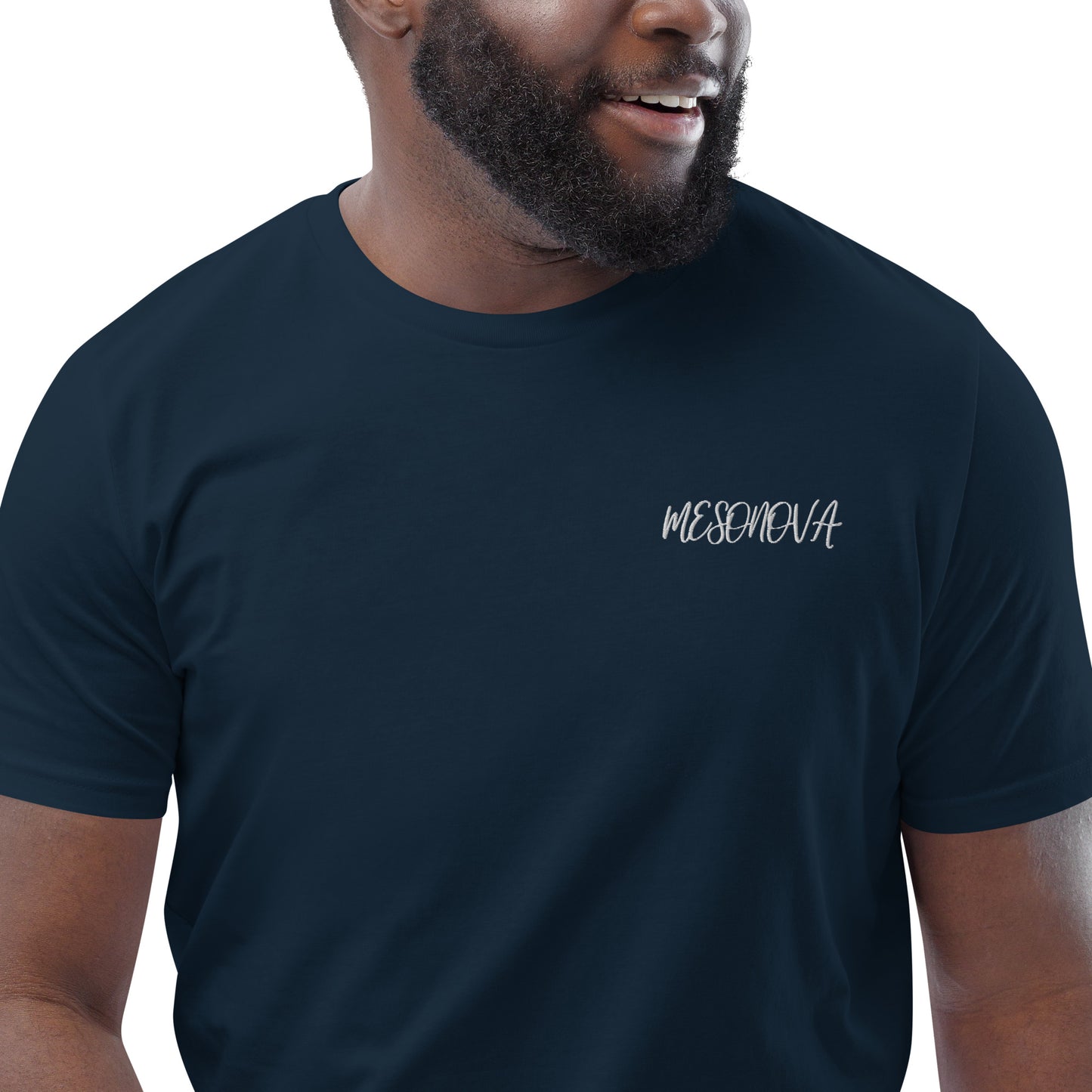 Luxury geborduurd T-shirt