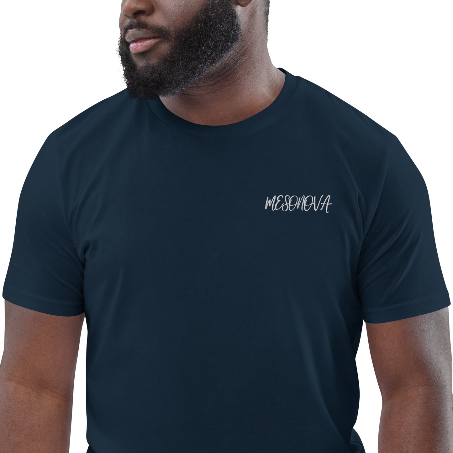 Luxury geborduurd T-shirt