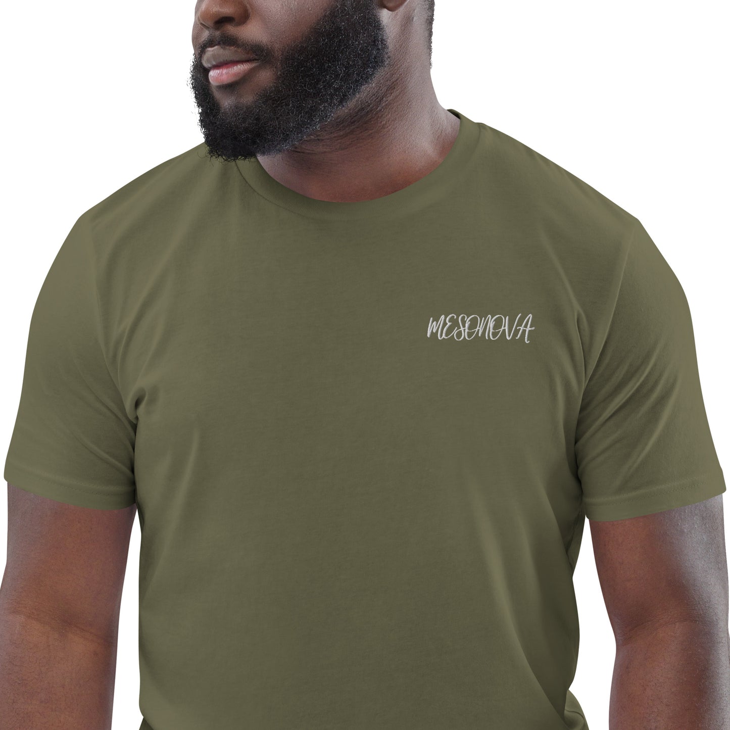 Luxury geborduurd T-shirt