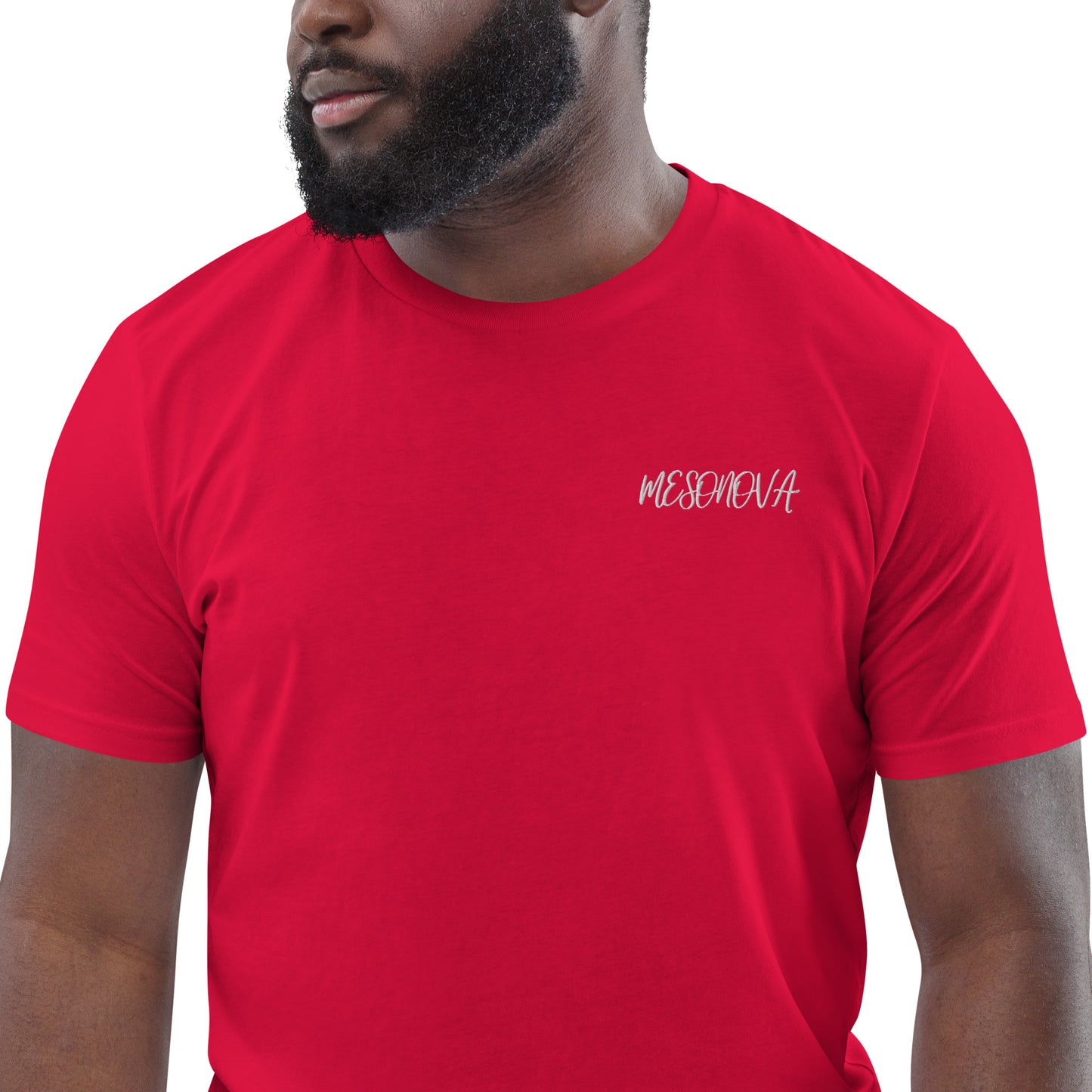 Luxury geborduurd T-shirt