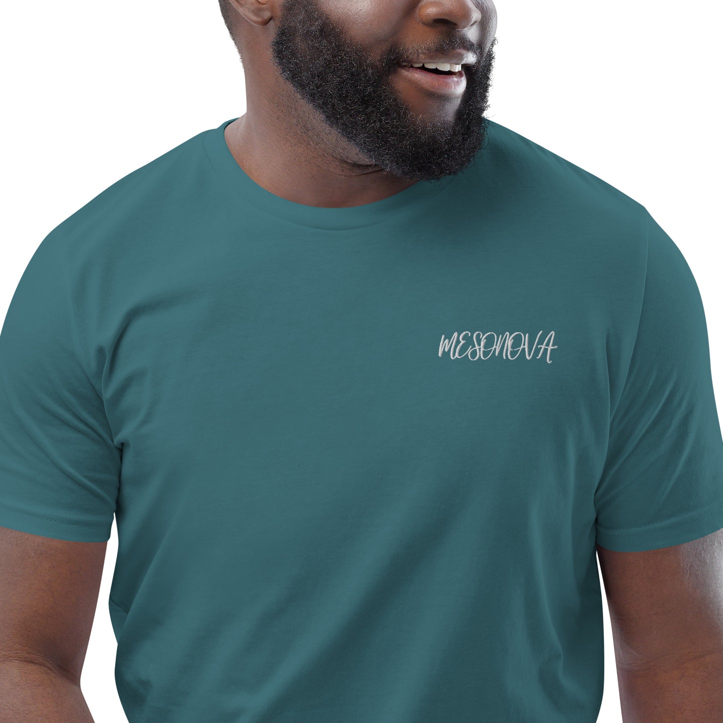 Luxury geborduurd T-shirt