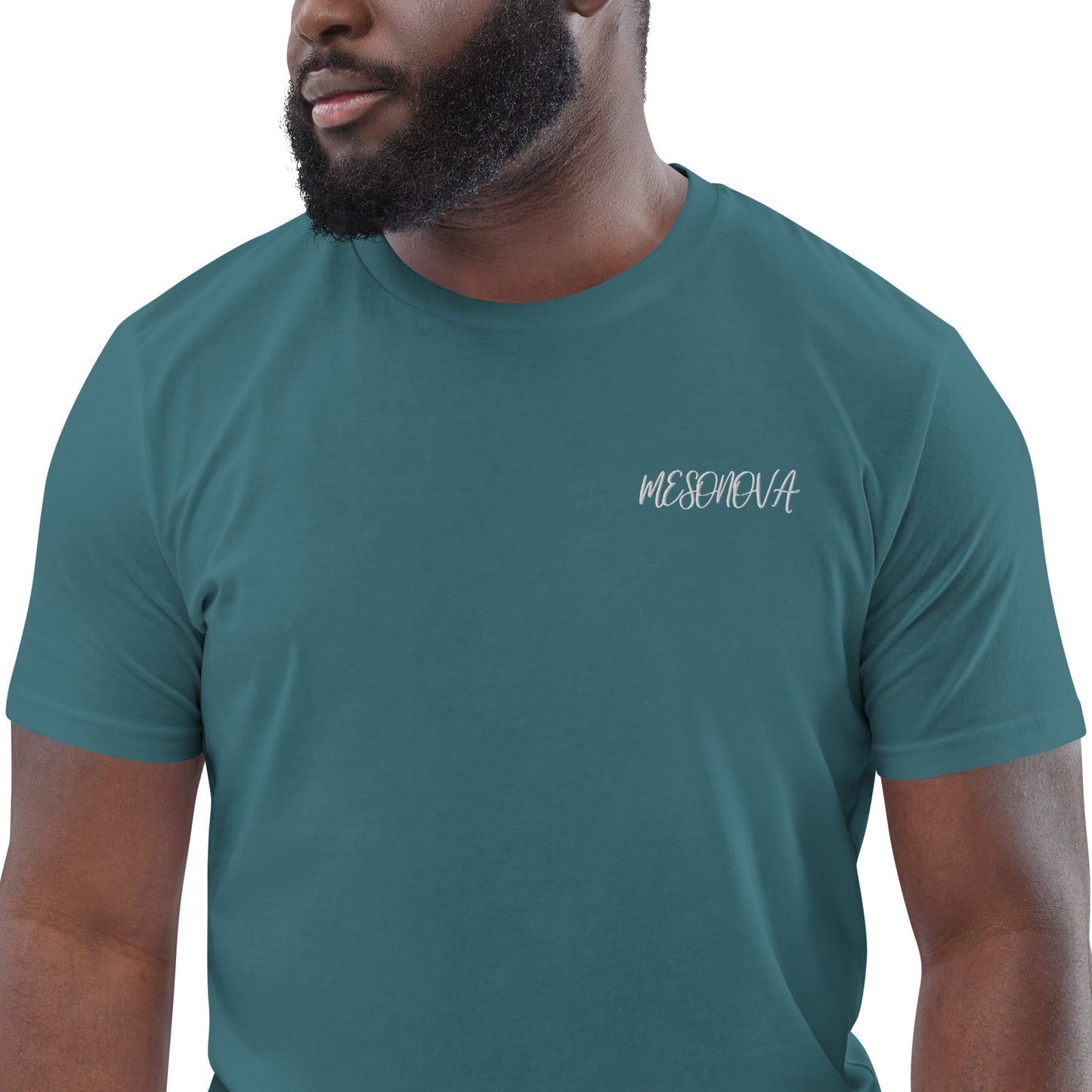 Luxury geborduurd T-shirt