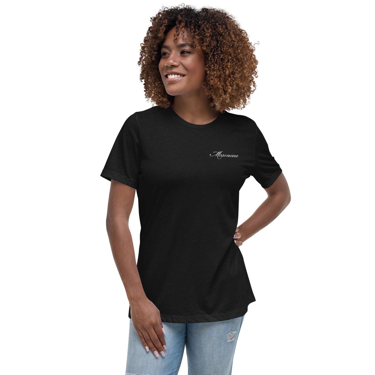 Geborduurd dames T-Shirt
