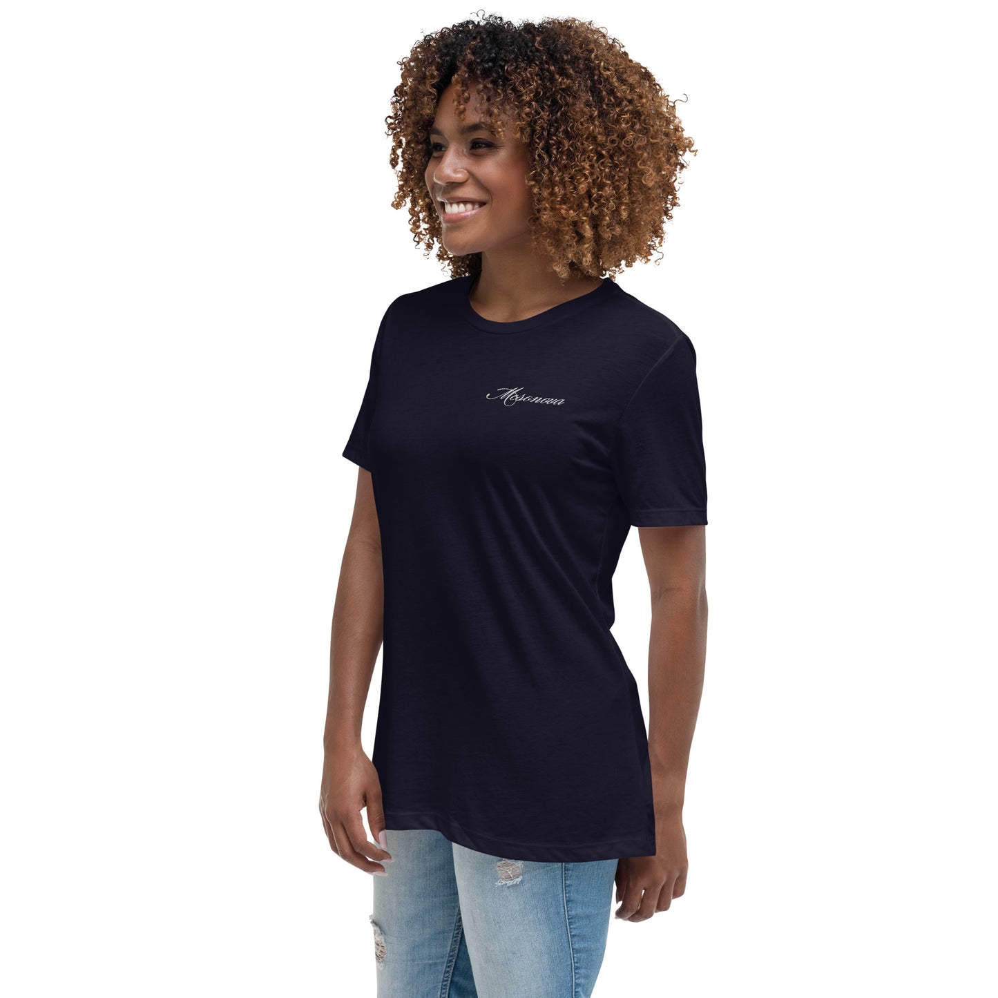 Geborduurd dames T-Shirt - Mesonova  #