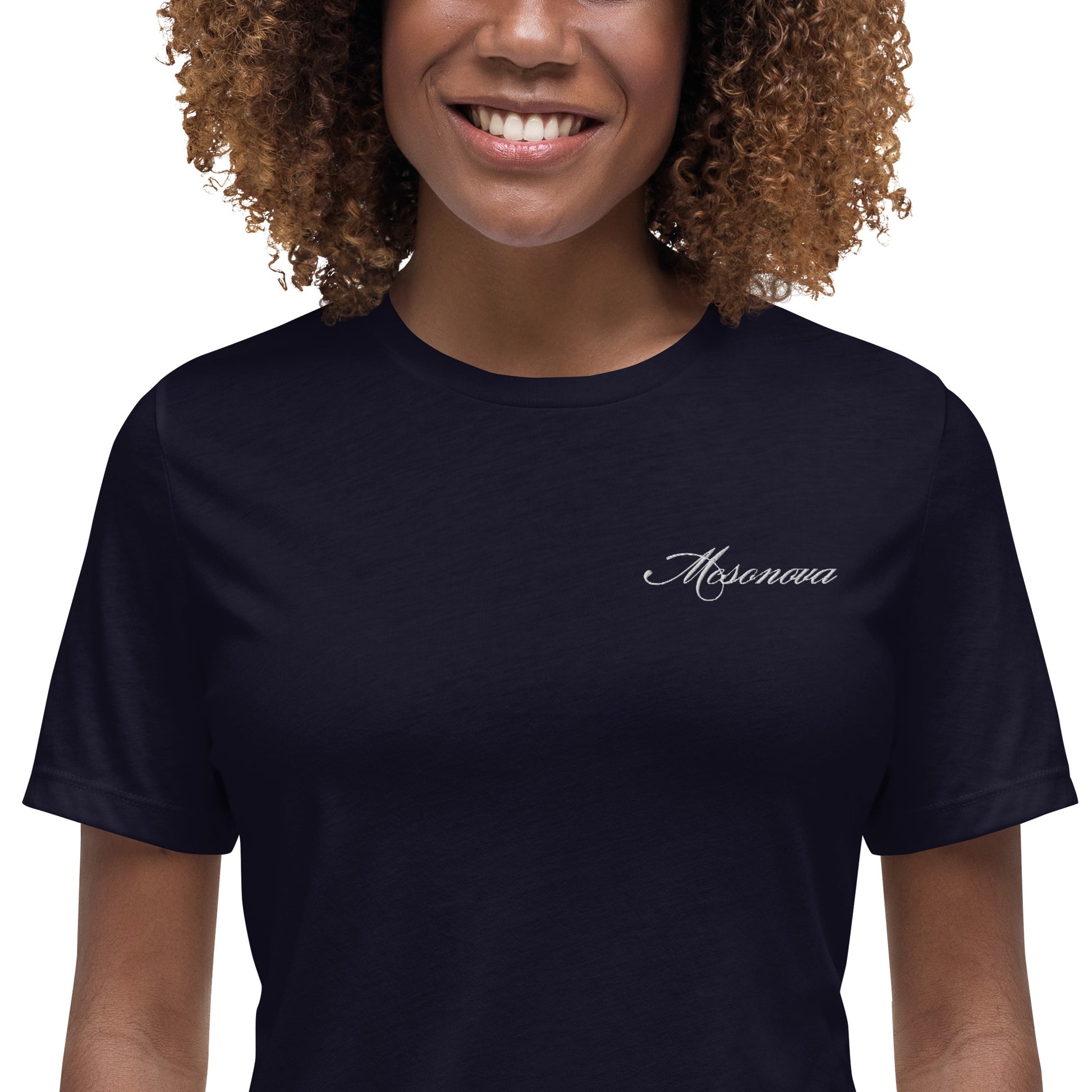Geborduurd dames T-Shirt - Mesonova  #