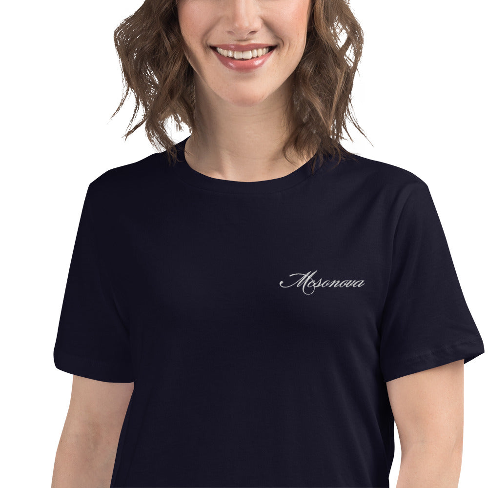 Geborduurd dames T-Shirt - Mesonova  #